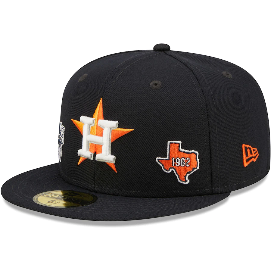 New Era Houston Astros Identity 59FIFTY Fitted Hat - Navy