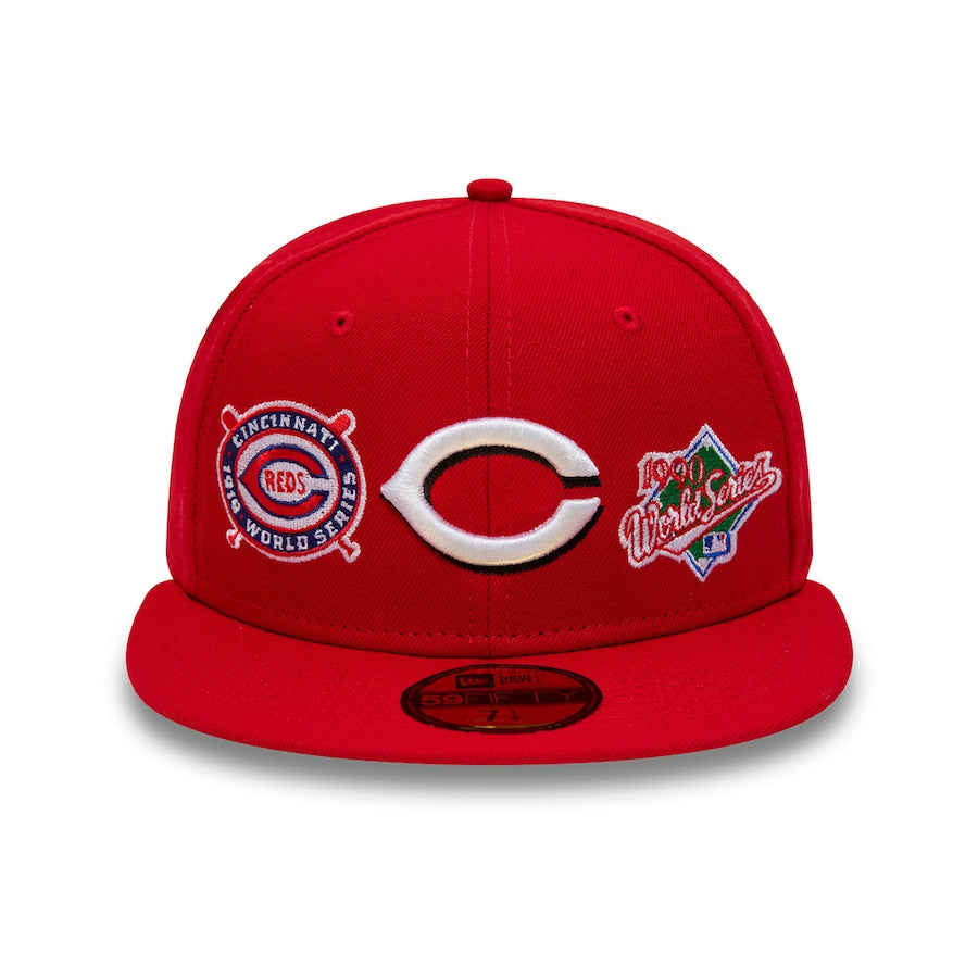 New Era Cincinnati Reds Historic 5X World Series Champions 59FIFTY Fitted Hat