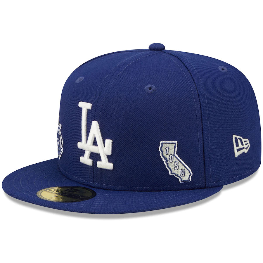 New Era Los Angeles Dodgers Identity 59FIFTY Fitted Hat - Royal