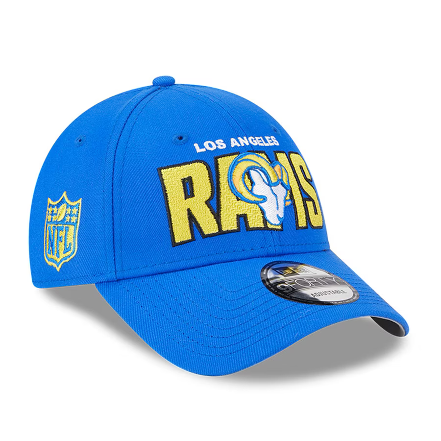 New Era Los Angeles Rams 2023 NFL Draft 9FORTY Adjustable Hat - Royal