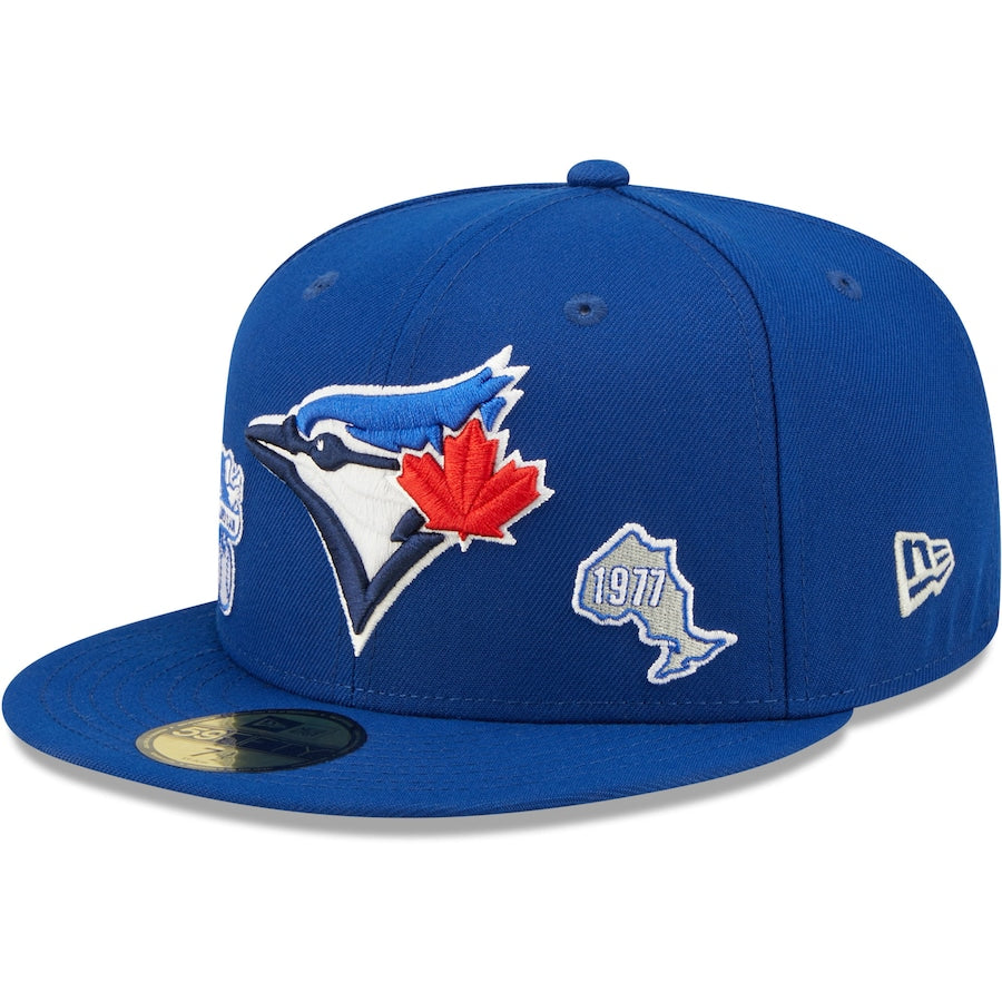 New Era Toronto Blue Jays Identity 59FIFTY Fitted Hat-Royal