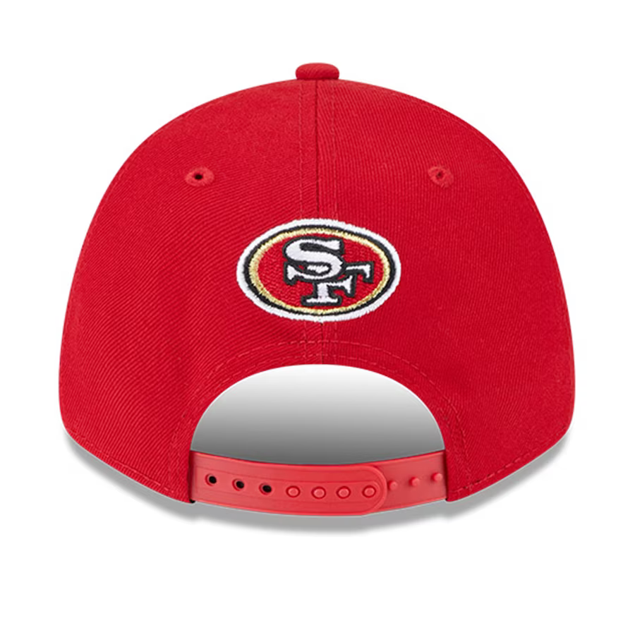 New Era Youth San Francisco 49ers 2023 NFL Draft 9FORTY Adjustable Hat-Scarlet