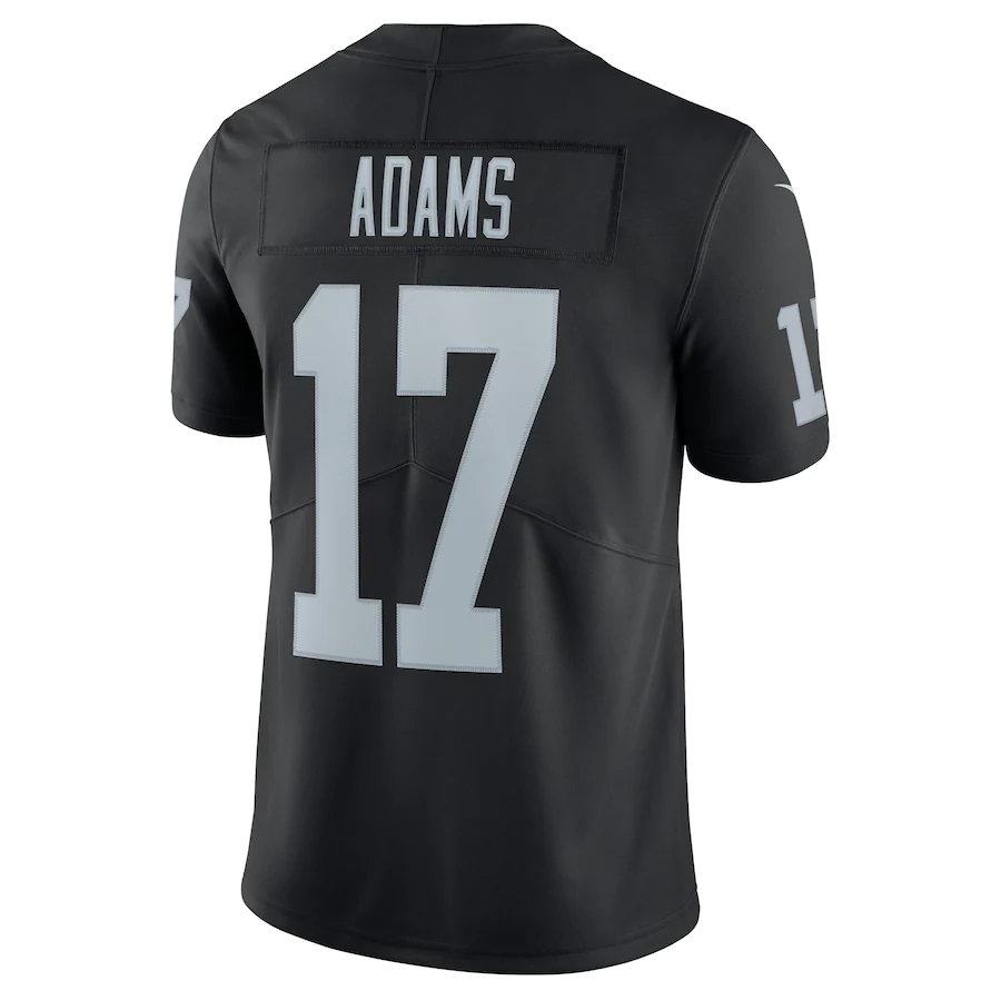 Nike Men's Las Vegas Raiders Davante Adams #17 Vapor Limited Player Jersey - Black