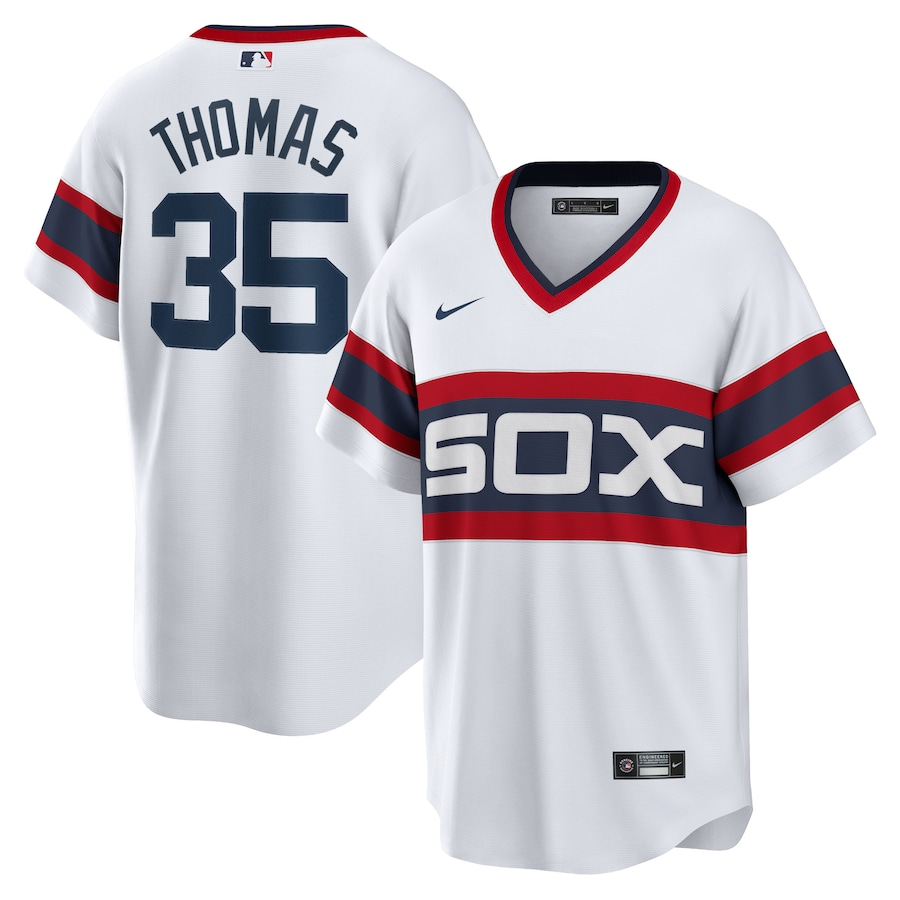 Men's Chicago White Sox Frank Thomas Nike White Home Cooperstown Collection Player Jersey