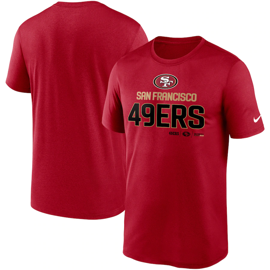 San Francisco 49ers Nike Legend Community Performance T-Shirt - Scarlet