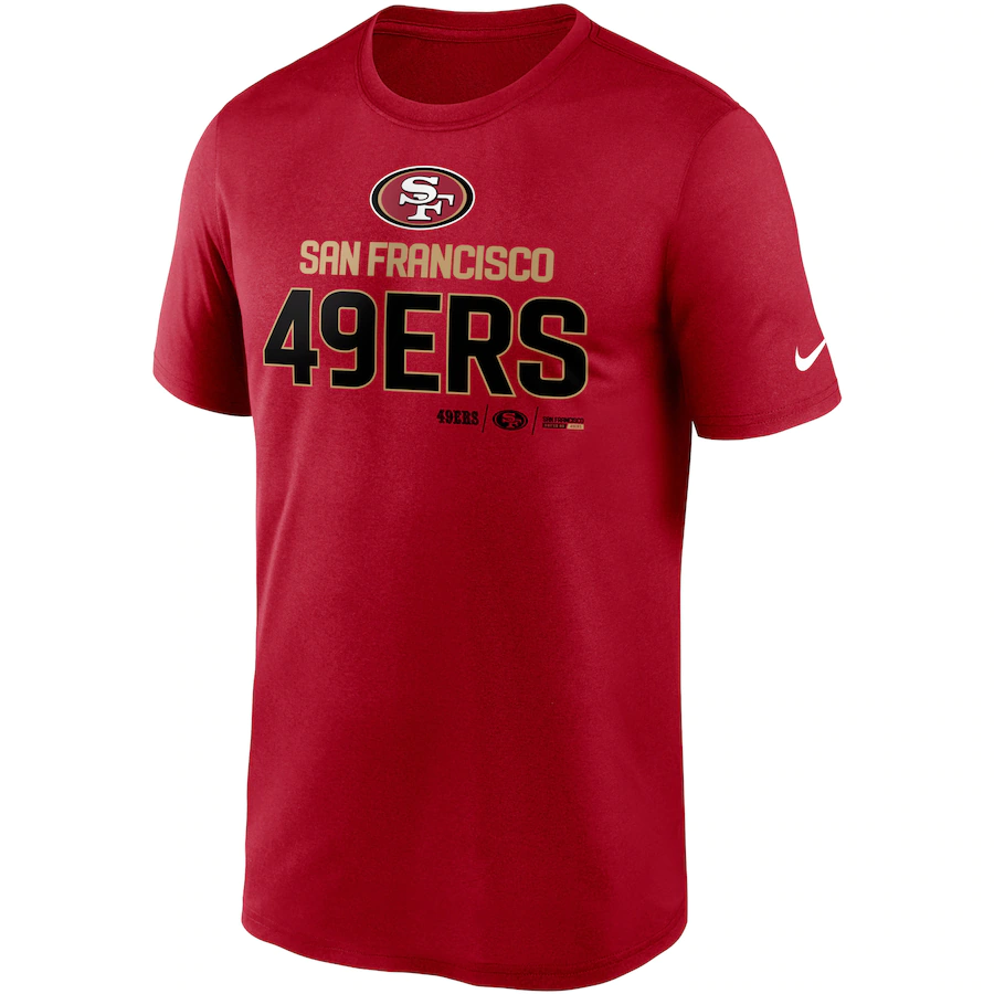 San Francisco 49ers Nike Legend Community Performance T-Shirt - Scarlet