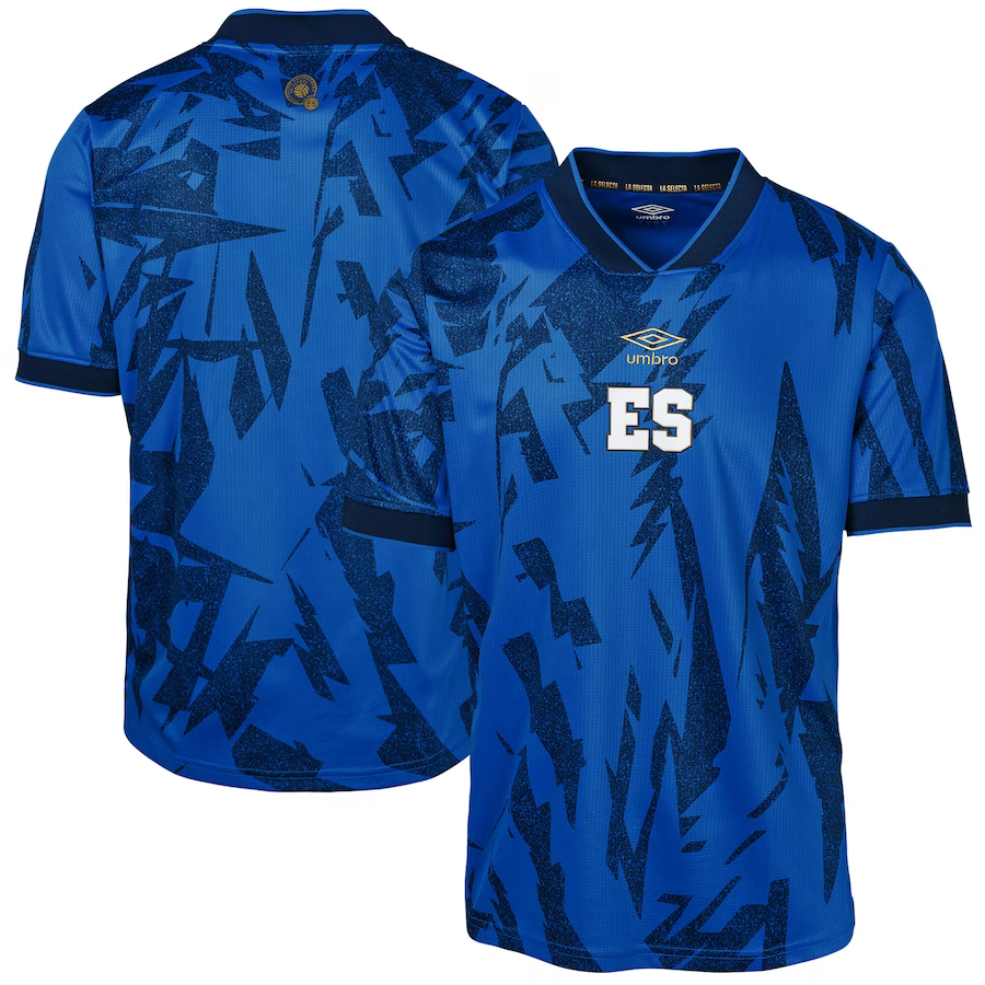 El Salvador National Team Umbro 2023 Home Replica Jersey - Blue