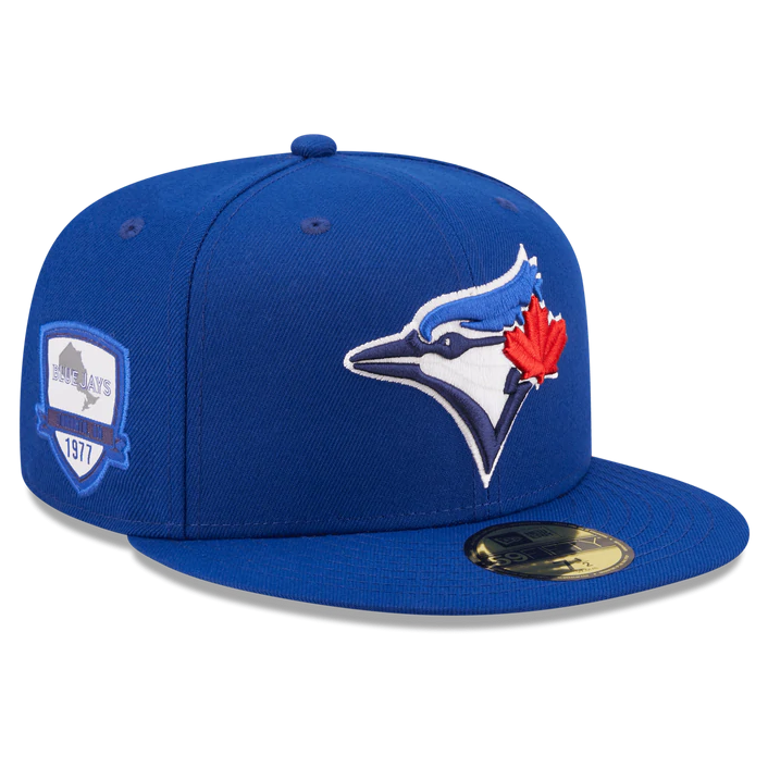 NEW ERA TORONTO BLUE JAYS INAUGURAL SEASON PATCH 59FIFTY FITTED HAT