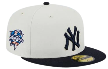 New Era New York Yankees 2000 World Series Patch 59FIFTY Fitted Ivory Hat