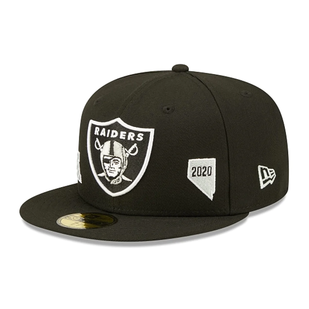 New Era Las Vegas Raiders Identity 59Fifty Fitted Hat-Black