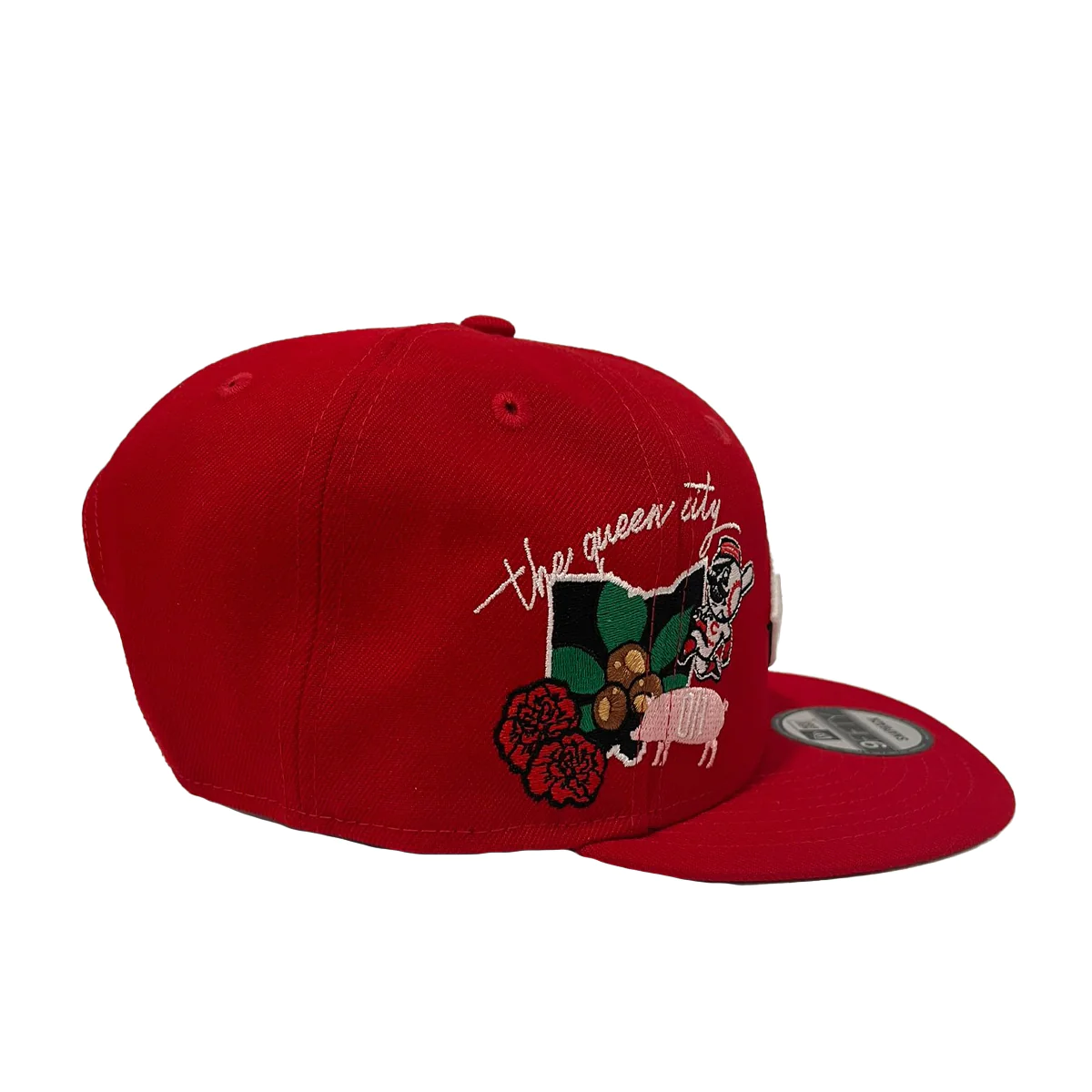 New Era Cincinnati Reds Icon E1 9Fifty Snapback Hat-Red