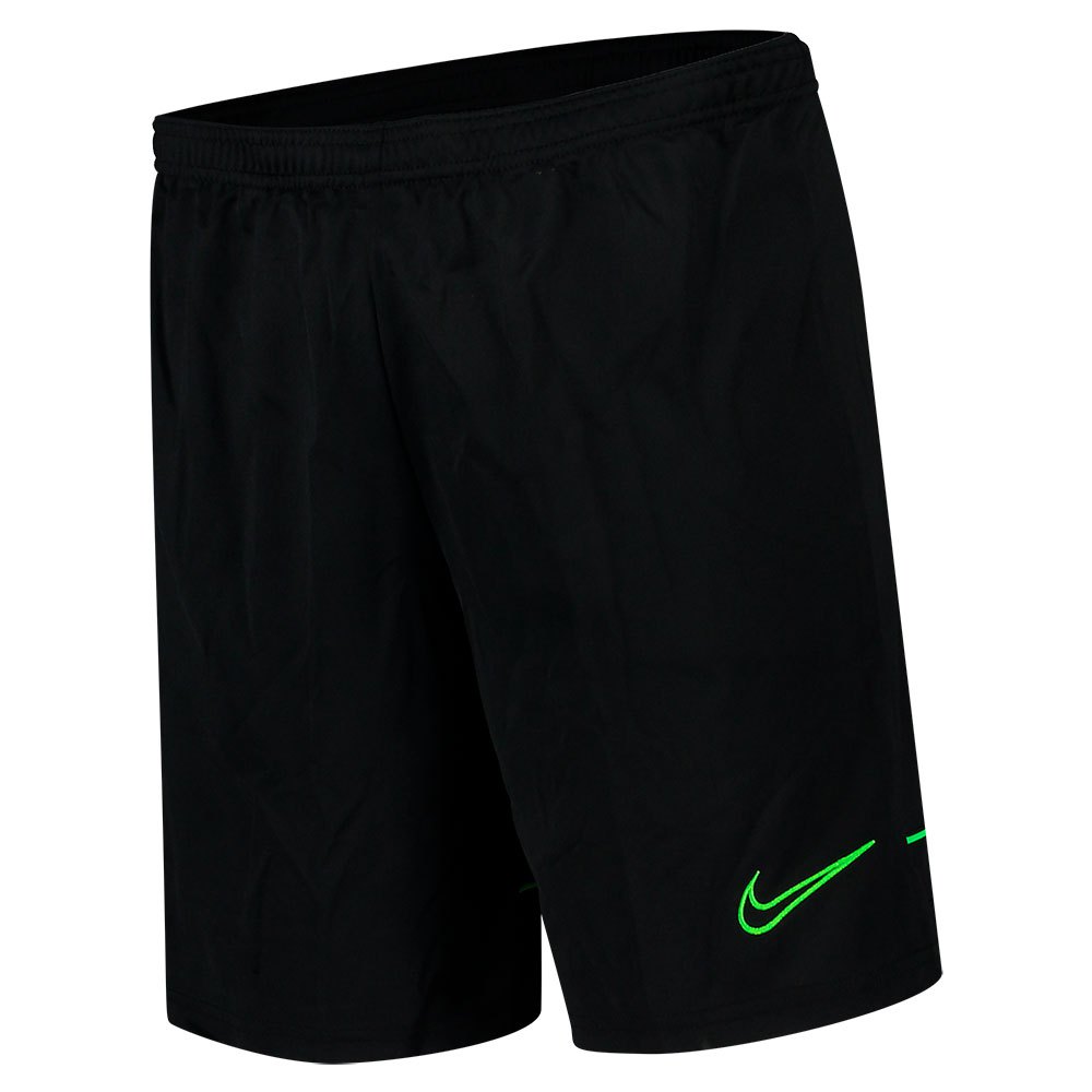 Nike Knit Soccer Shorts  Dri-FIT Academy-BLACK/GREEN STRIKE