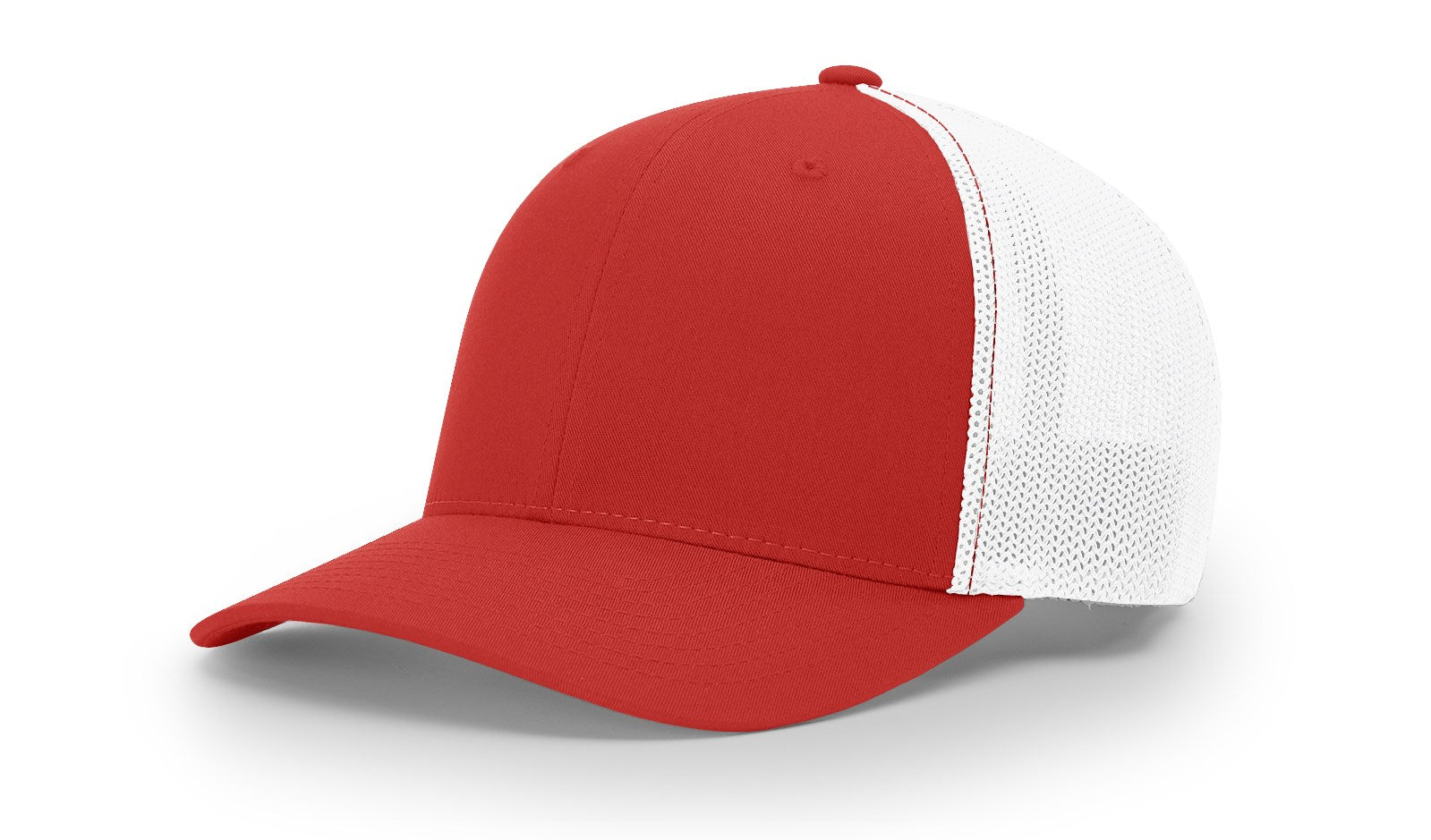 Fitted Trucker with R-Flexfit-Red/White
