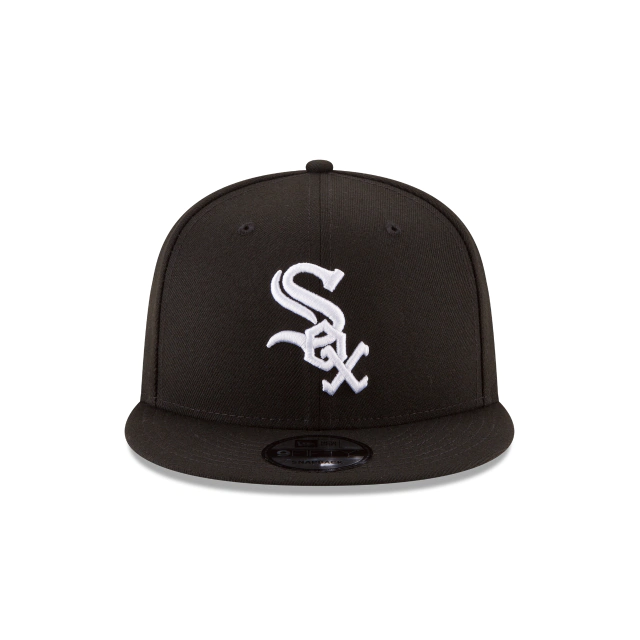 CHICAGO WHITE SOX NEW ERA BASIC COLLECTION SNAPBACK 9FIFTY-BLACK AND WHITE