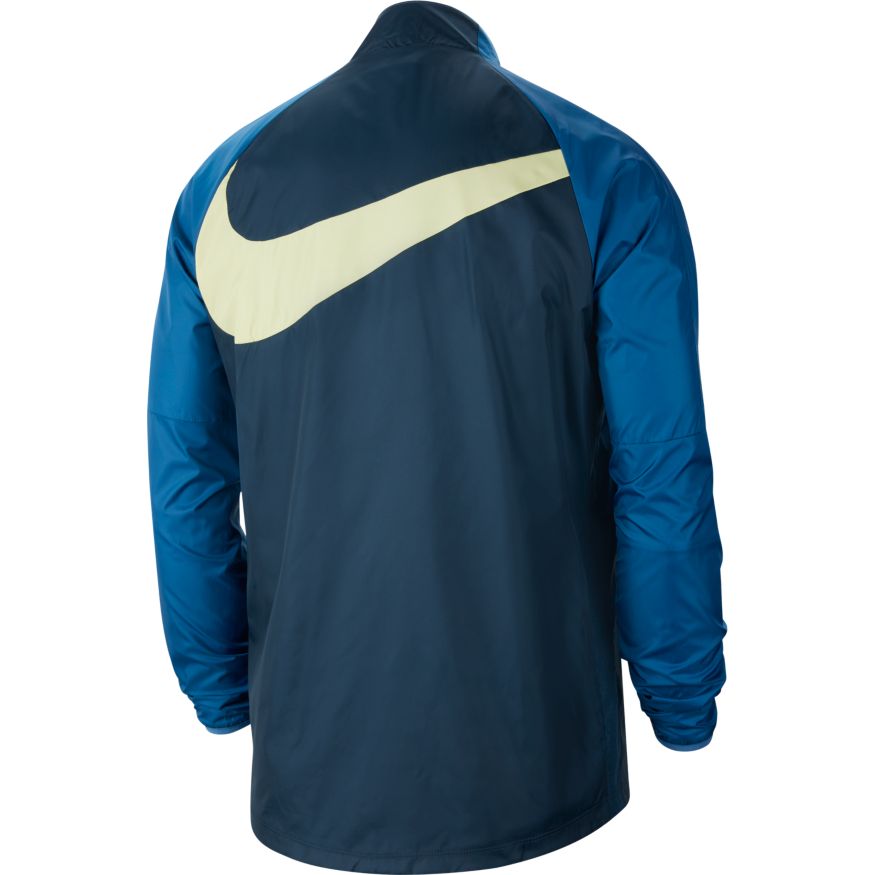 Nike Men's Club America Repel Academy Soccer Jacket - Industrial Blue/Lemon Chiffon