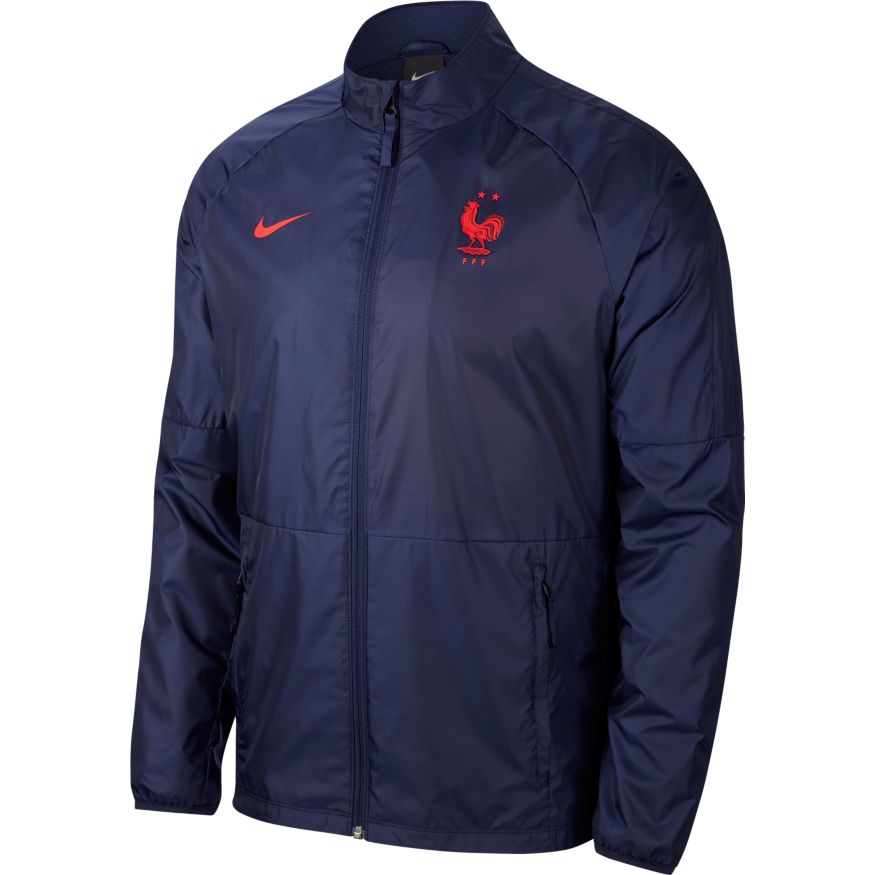 Nike Men's France Academy AWF Jacket - Nevy/Red