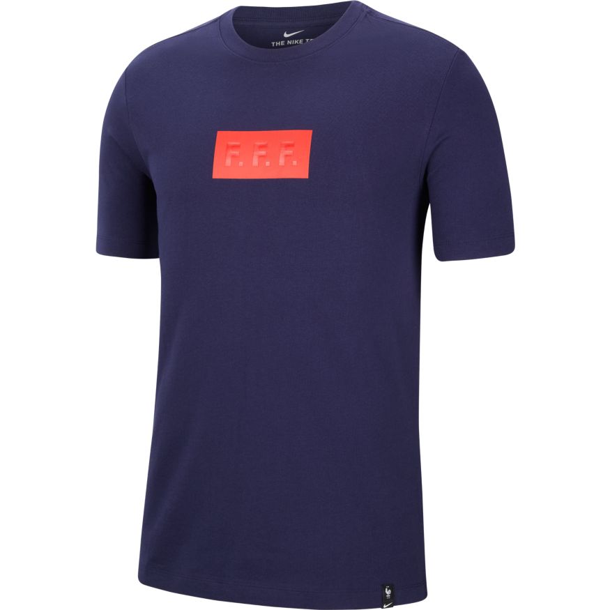 Nike Men's France Travel T-Shirt - NAVY