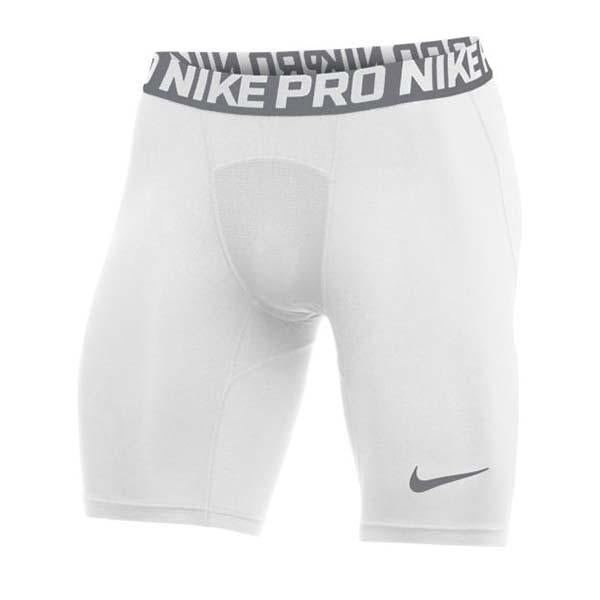 Nike Men's Nike Pro Compression Shorts - White/Grey