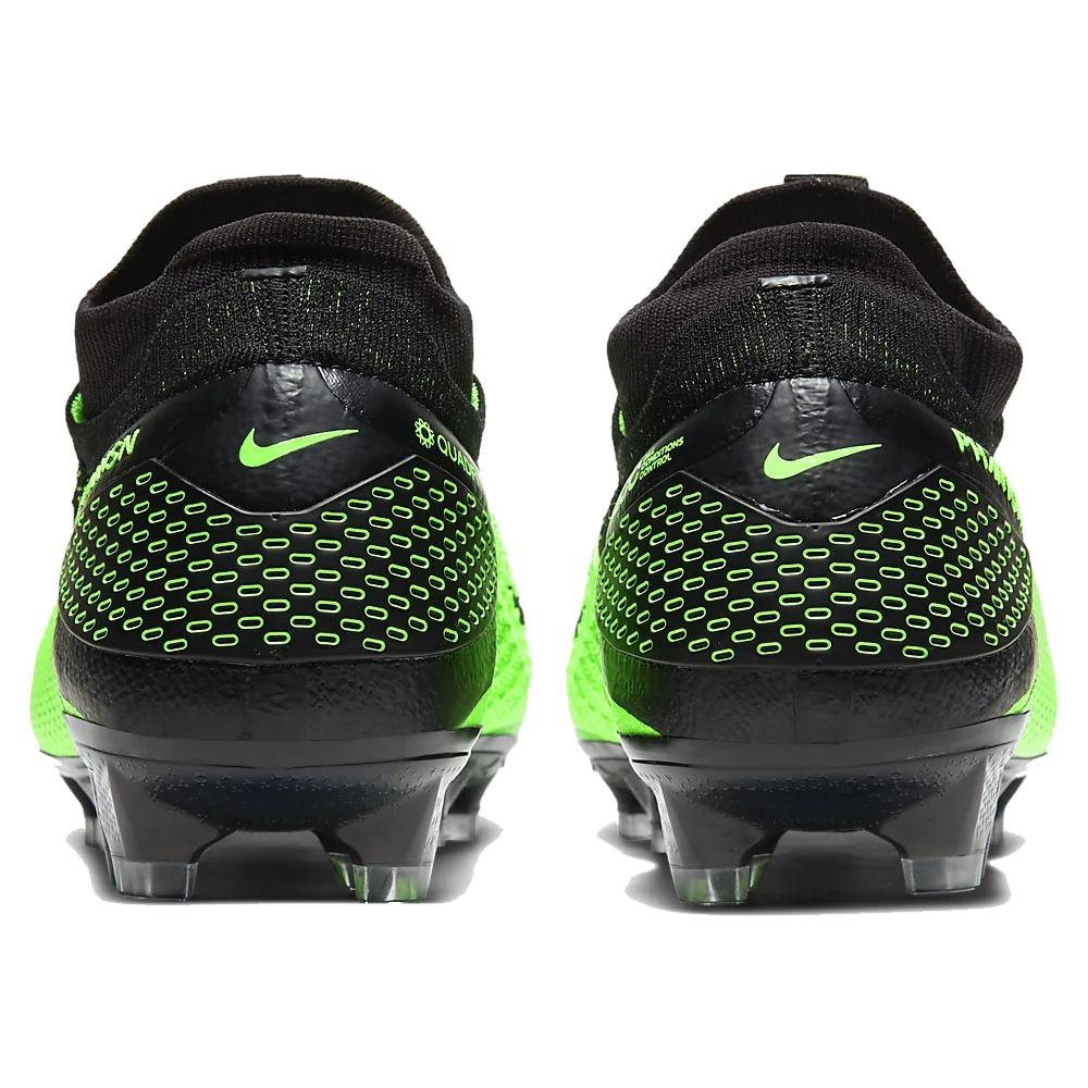 Nike Phantom Vision 2 Elite Dynamic Fit FG - Black/Mtlc-Green