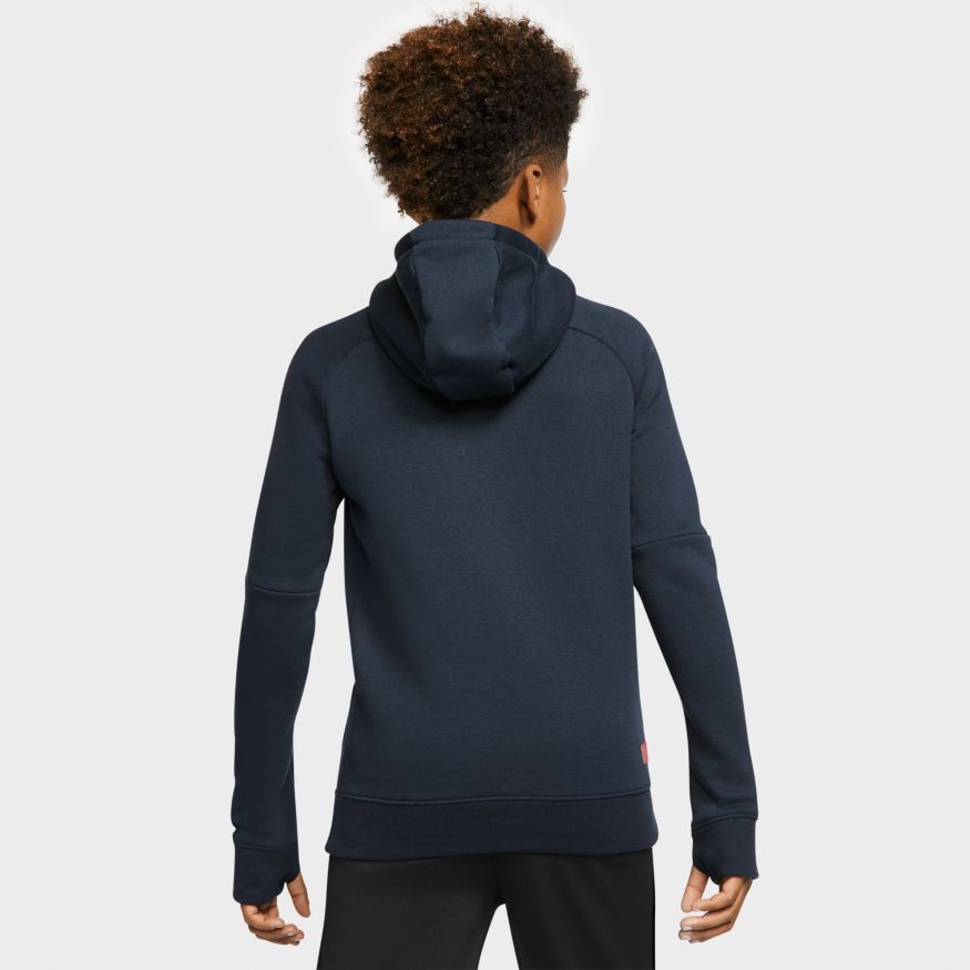 Nike Youth France Fleece Pullover Hoodie - Nevy