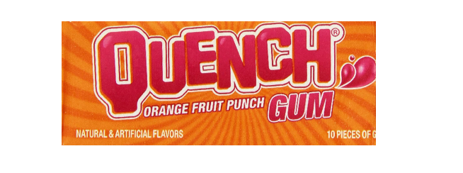 Quench Gum-Orange Fruit Punch