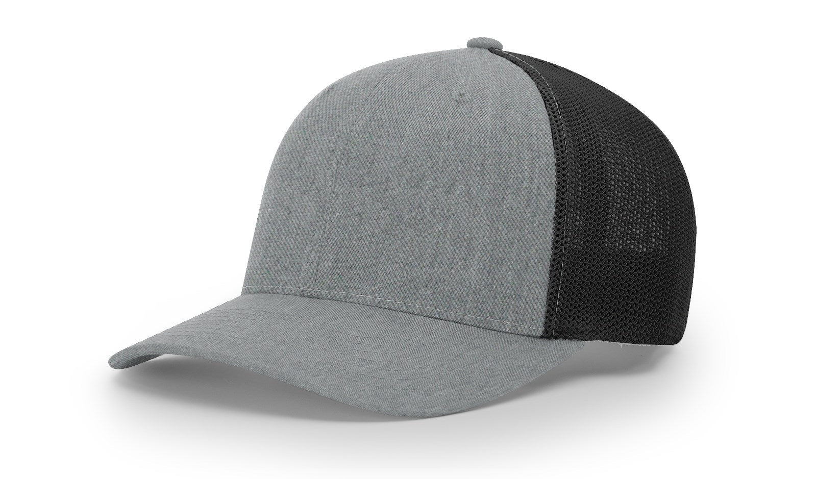 Fitted Trucker with R-Flexfit-Heather Grey/Black