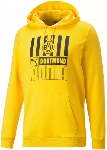 Puma Men's Borussia Dortmund Hoodie-YELLOW
