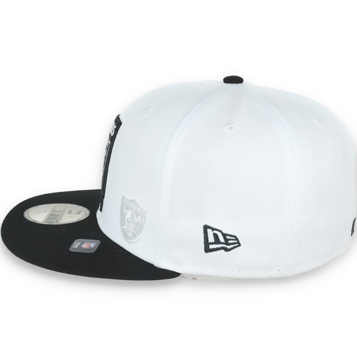 New Era Las Vegas Raiders State E1 59FIFTY Fitted Hat-White/Black