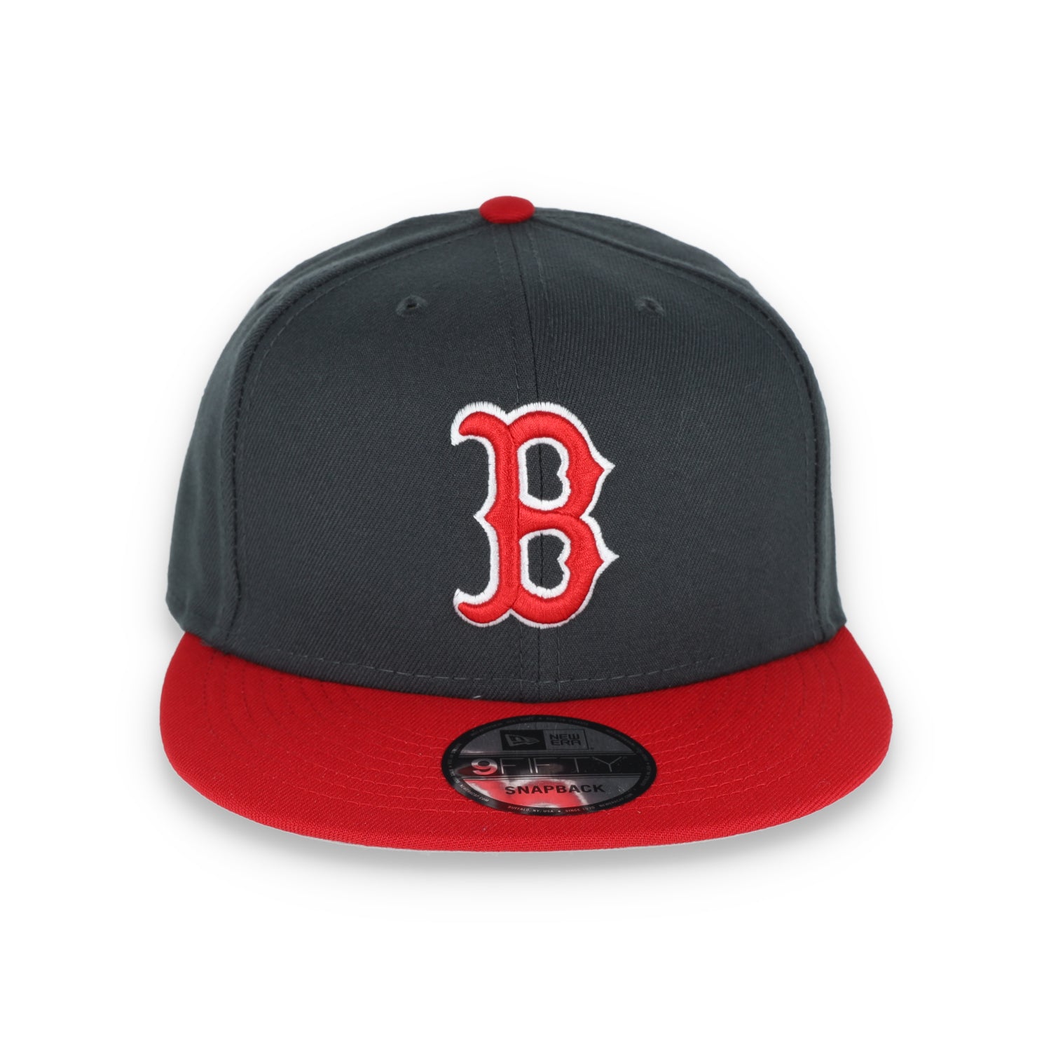 New Era Boston Red Sox 2-Tone Color Pack 9FIFTY Snapback Hat -Grey/Scarlet