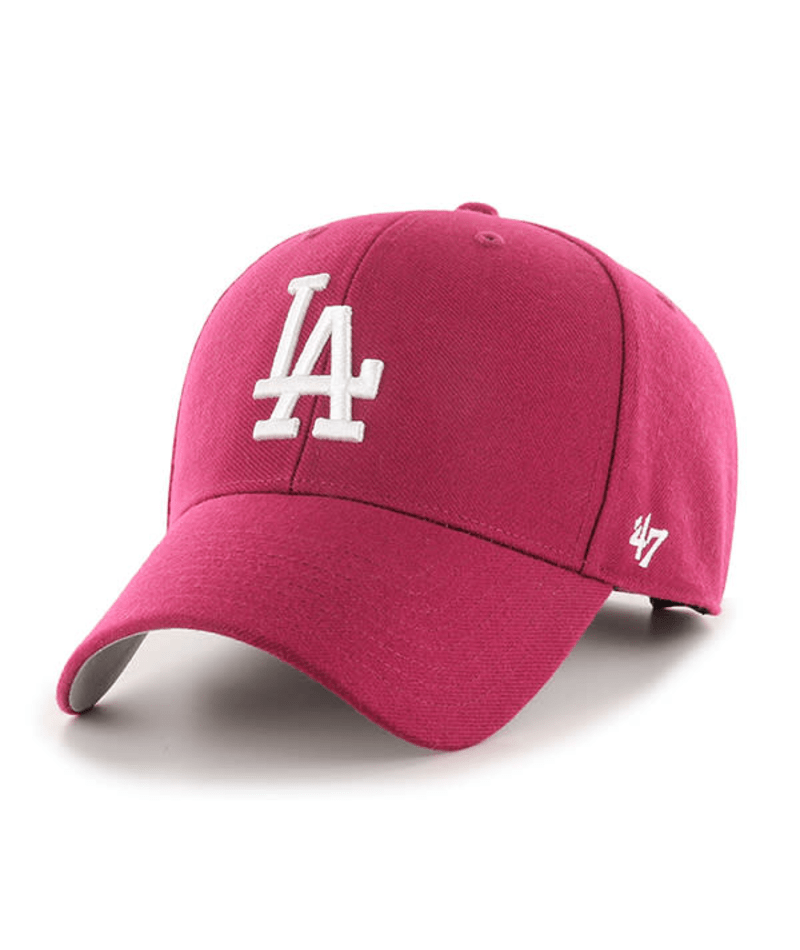 '47 BRAND LOS ANGELES DODGERS '47 MVP ADJUSTABLE HAT-Maroon