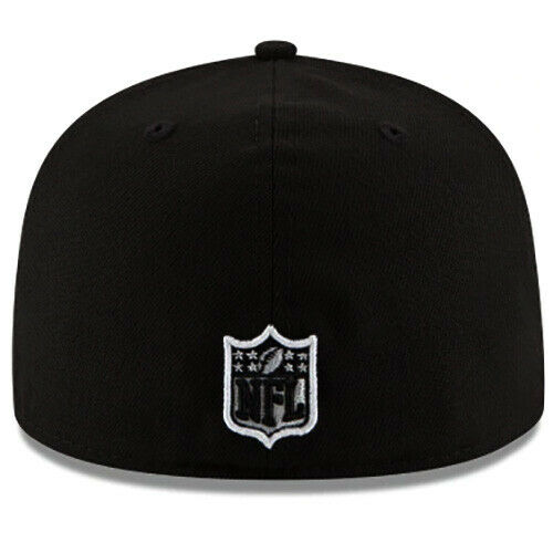 NEW ERA LAS VEGAS RAIDERS XVIII SUPERBOWL PATCH 59FIFTY FITTED HAT