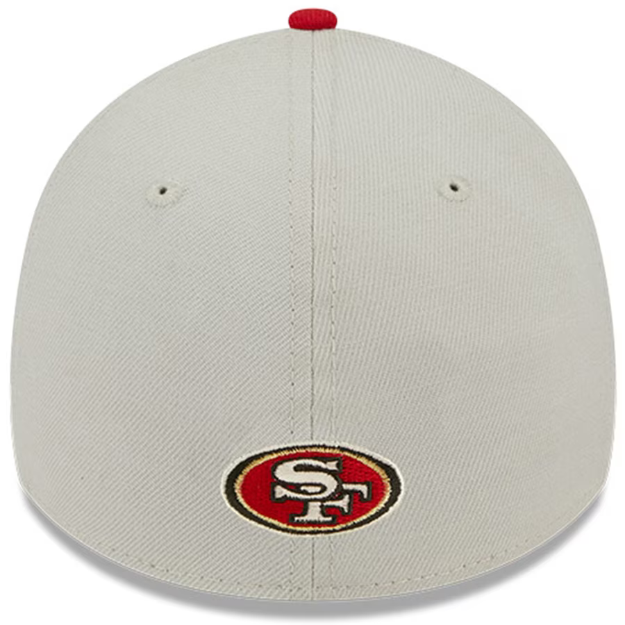 New Era San Francisco 49ERS 2023 NFL Draft 39THIRTY Flex Hat - Stone/Red