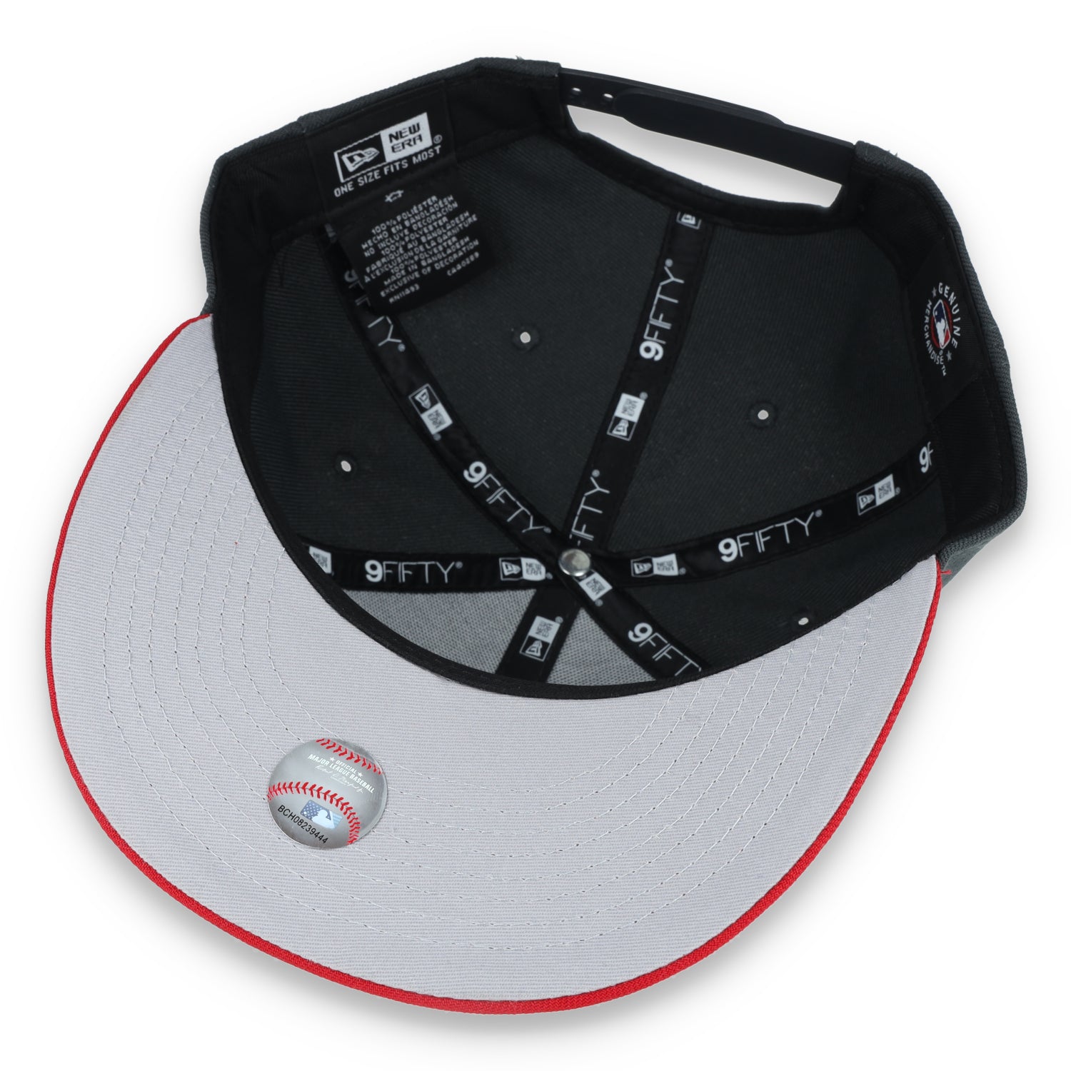New Era Seattle Mariners 2-Tone Color Pack 9FIFTY Snapback Hat-Grey/Scarlet