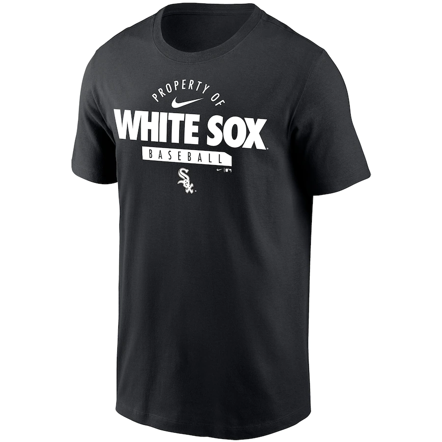 Nike Chicago White Sox Primetime Property Of Practice T-Shirt - Black