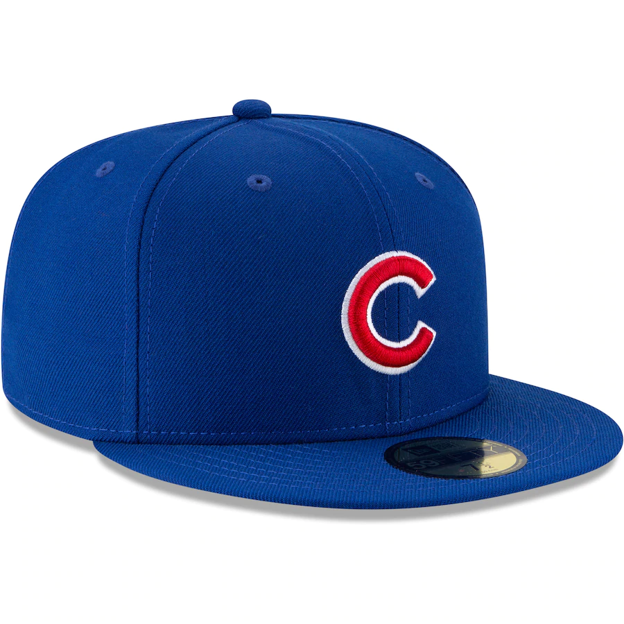 Chicago Cubs New Era 2016 World Series Wool 59FIFTY Fitted Hat - Royal