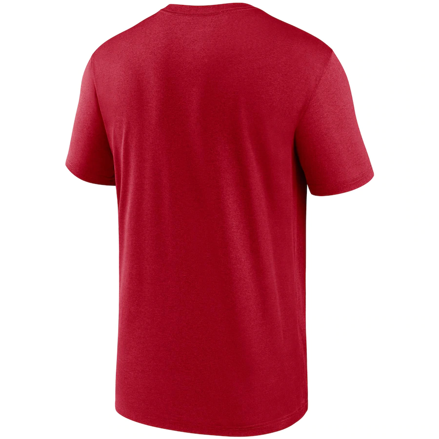 Nike San Francisco 49ers Legend Microtype Performance T-Shirt - Scarlet- Scarlet