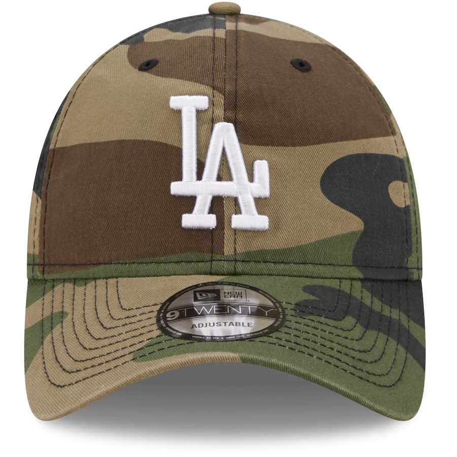 New Era Los Angeles Dodgers  Woodland Core Classic 9TWENTY Adjustable Hat - Camo