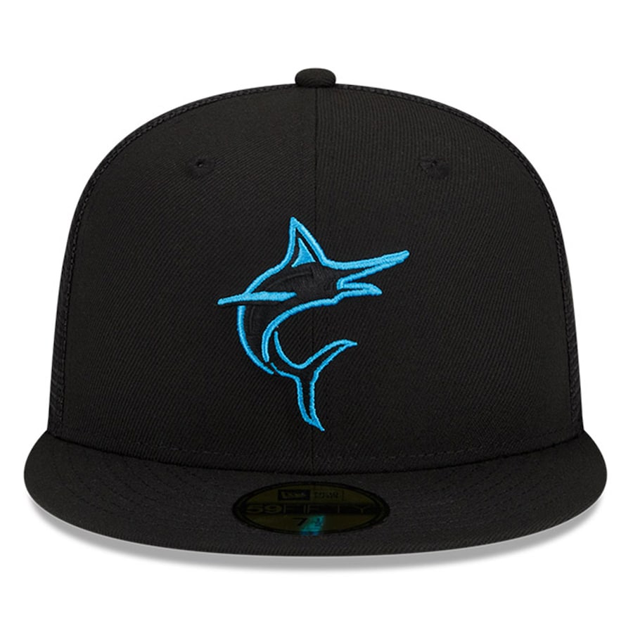 New Era Miami Marlins 2022 Batting Practice 59FIFTY Fitted Hat - Black
