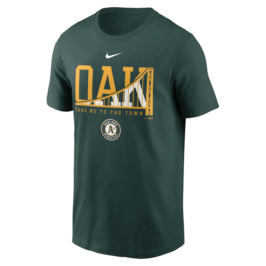 Nike Oakland Athletics Take Me to the Town Local Team T-Shirt - Green