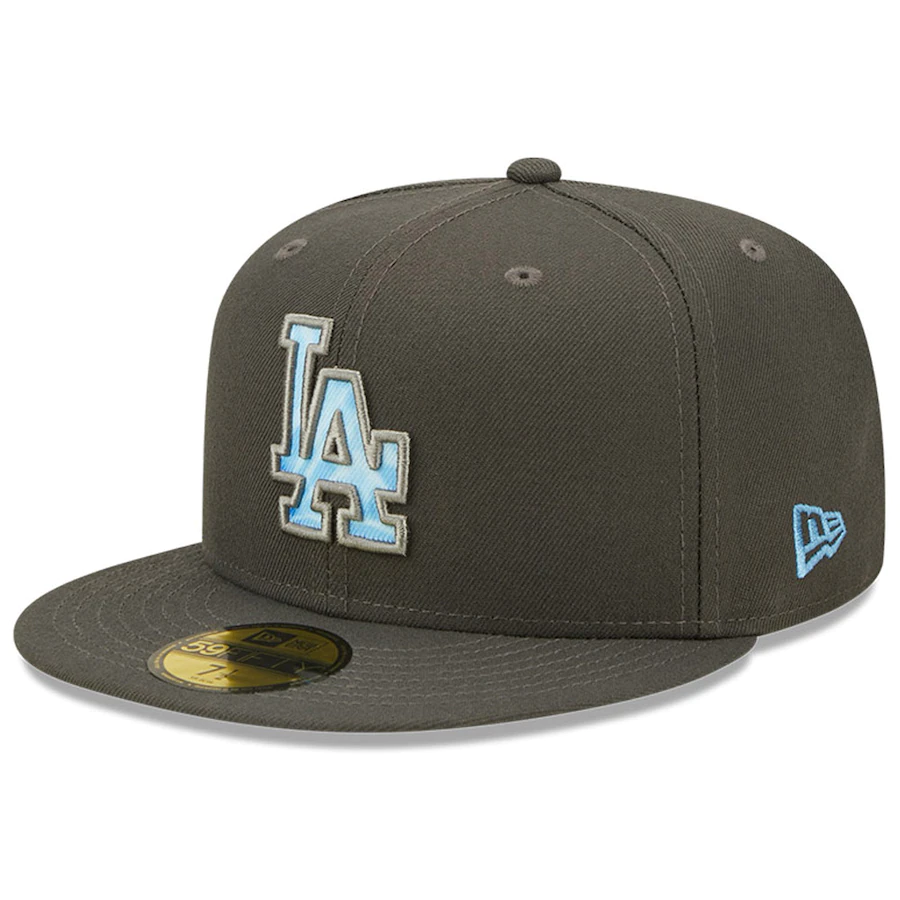 New Era Los Angeles Dodgers Fathers Day 2022 59FIFTY Fitted Hat - Charcoal Grey
