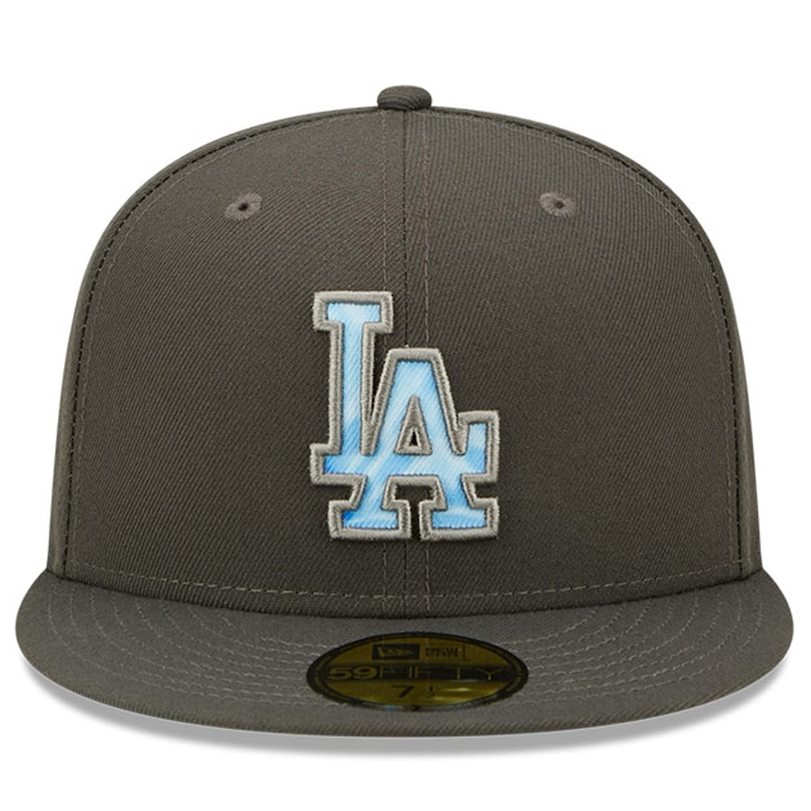 New Era Los Angeles Dodgers Fathers Day 2022 59FIFTY Fitted Hat - Charcoal Grey