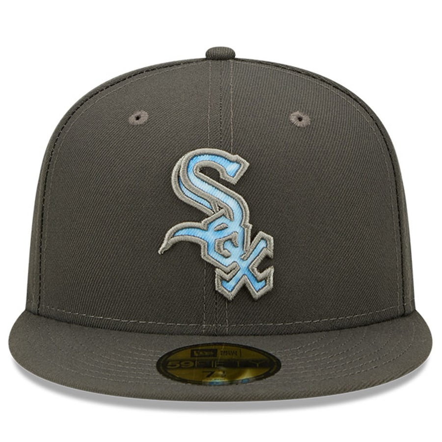 New Era Chicago White Sox Fathers Day 2022 59FIFTY Fitted Hat - Charcoal Grey