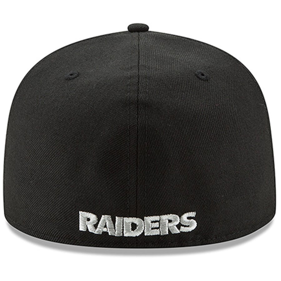 Las Vegas Raiders New Era Basic 59FIFTY Fitted Hat - Black