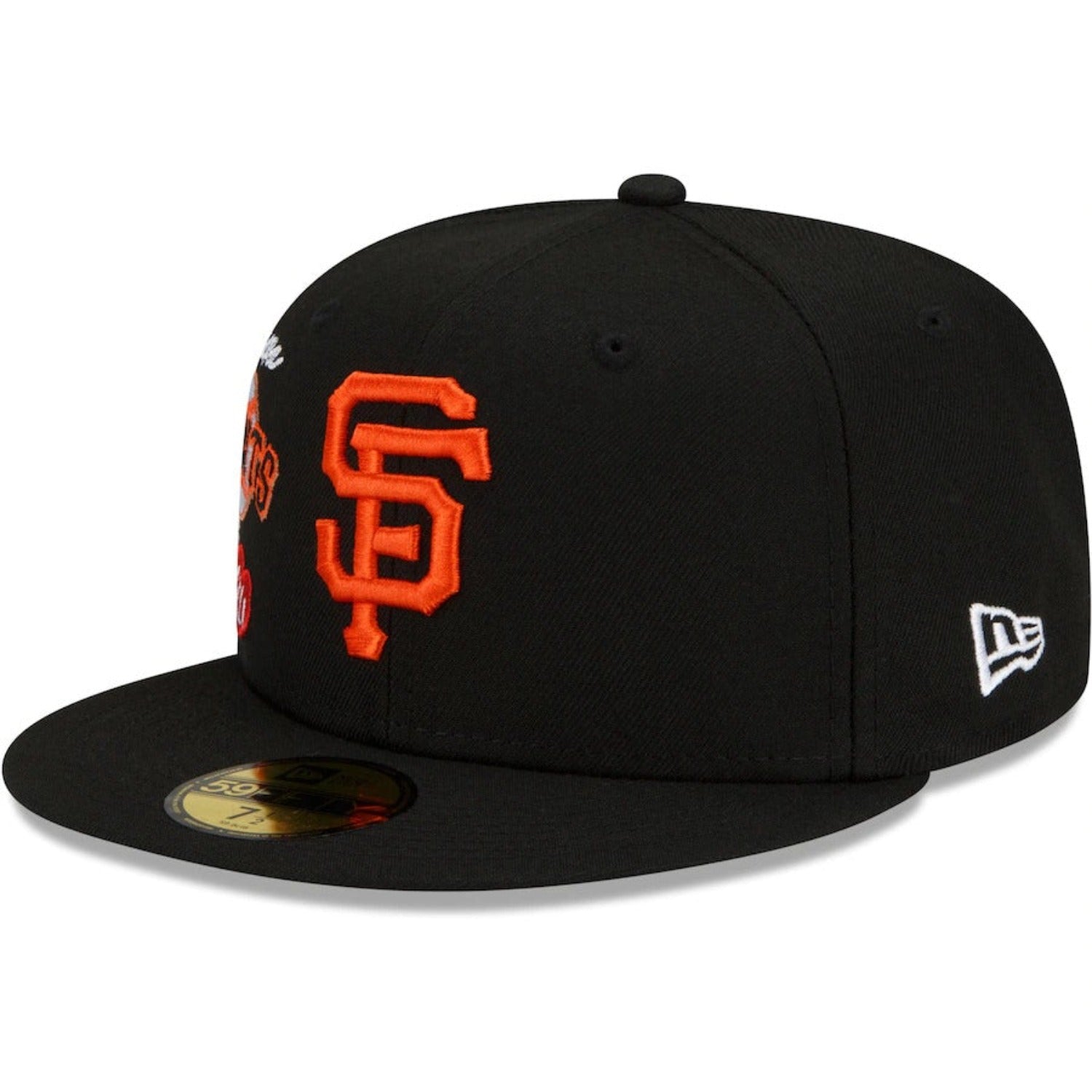 San Francisco Giants New Era Black City Cluster 59FIFTY Fitted Hat- Black Nvsoccer.com