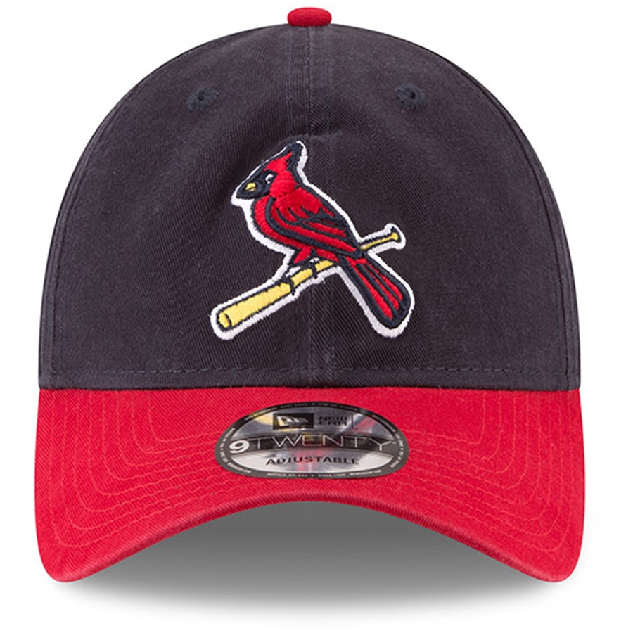 St. Louis Cardinals New Era Navy/Red Alternate 2 Replica Core Classic 9TWENTY Adjustable Hat