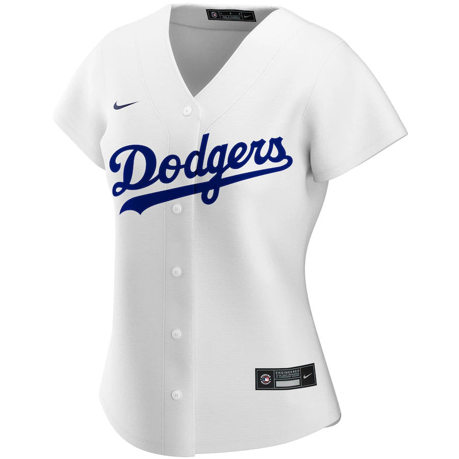 Nike Women's Los Angeles Dodgers Home Replica Team Jersey-White