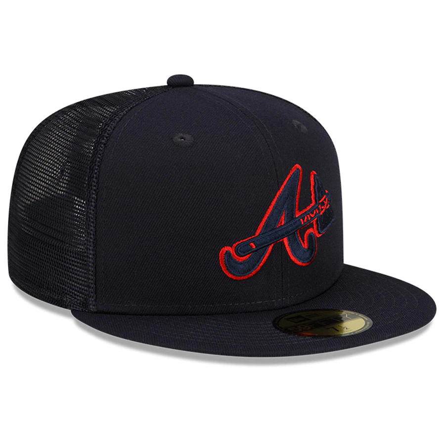 Atlanta Braves New Era 2022 Batting Practice 59FIFTY Fitted Hat - Navy