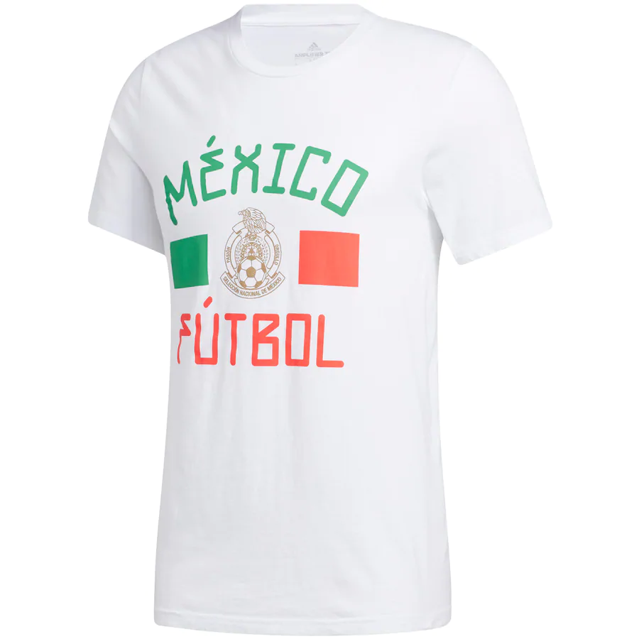 Adidas Mexico Flag Inspired Amplifier T-Shirt - White