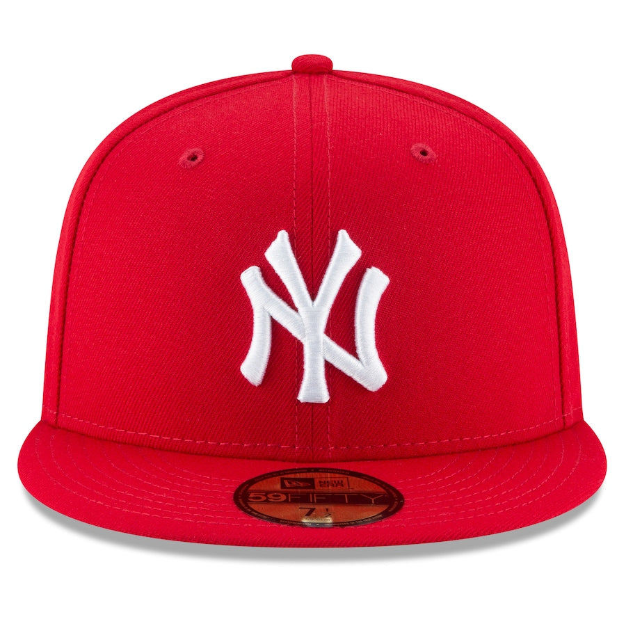  New York Yankees 59FIFTY FITTED- Scarlet Nvsoccer.com Thecoliseum
