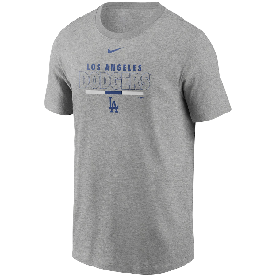 Nike Los Angeles Dodgers Color Bar T-Shirt-Gray